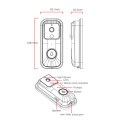 Sonnette vidéo WiFi 1080P sans fil Smart Door Bell Caméra PIR Détection de mouvement Vision nocturne